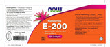 E-200 Gemengde Tocoferolen - NowVitamins - NOW Foods - 733739100573