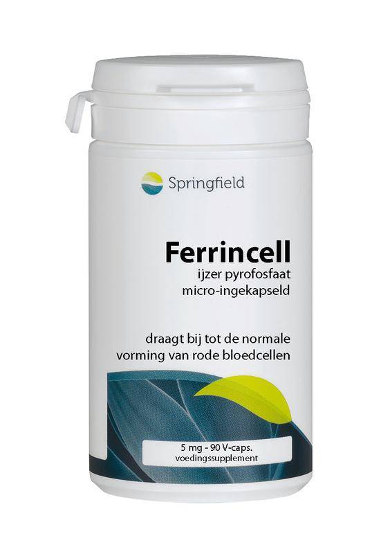 Ferrincell 44 mg - ijzer pyrofosfaat 5 mg - NowVitamins - Springfield - 8715216259754