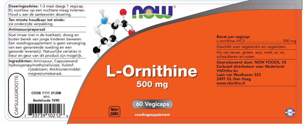 L-Ornithine 500mg 
