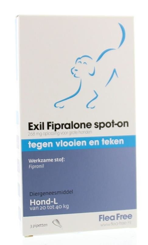 Fipralone spot on hond large - NowVitamins - Exil - 8713112003495