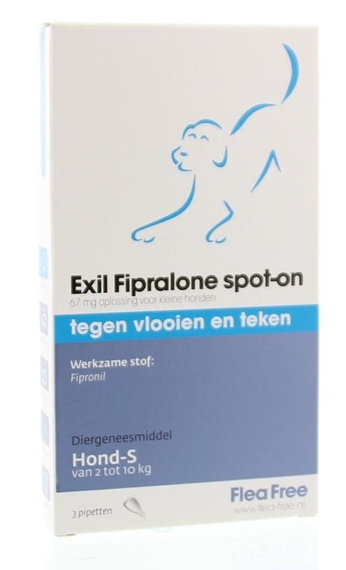 Fipralone spot on hond small - NowVitamins - Exil - 8713112003457