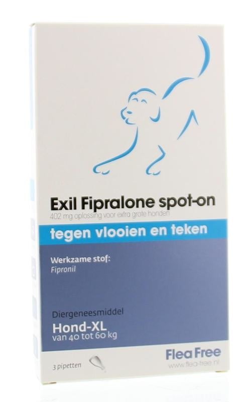 Fipralone spot on hond X large - NowVitamins - Exil - 8713112003518