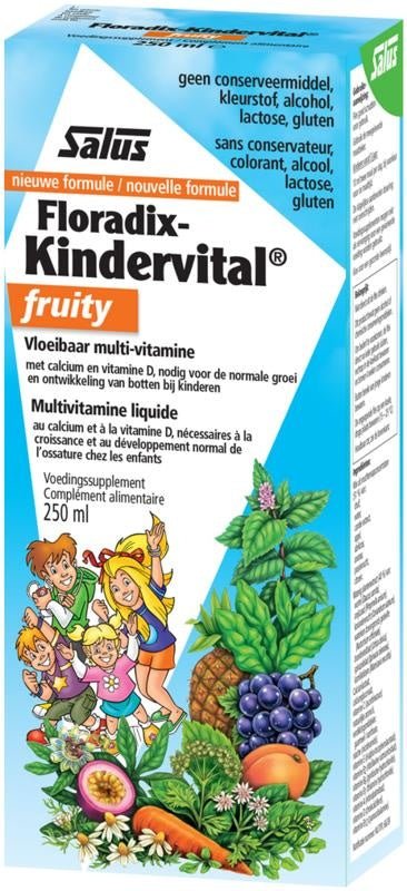 Floradix kindervital fruity glutenvrij - NowVitamins - Salus - 4004148336324