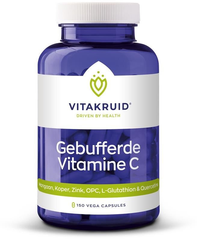 Gebufferde Vitamine C formule 180 capsules - NowVitamins - Vitakruid - 8717438690049