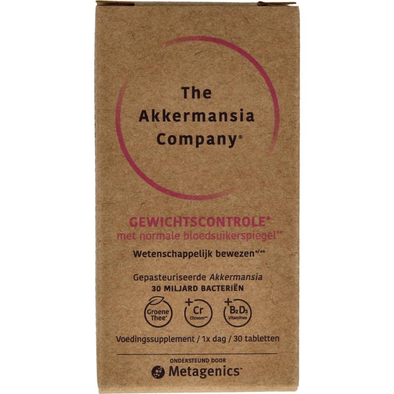 Gewichtscontrole Akkermansia - NowVitamins - Akkermansia Company - 5400433305614