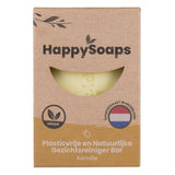 Gezichtsreiniger Bar – Kamille - NowVitamins - HappySoaps - 100% plasticvrije cosmetica - 8720256109495
