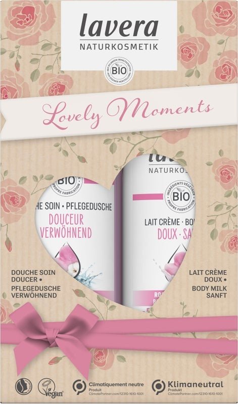 Giftset coffret cadeau lovely moments bio - NowVitamins - Lavera - 4021457650910