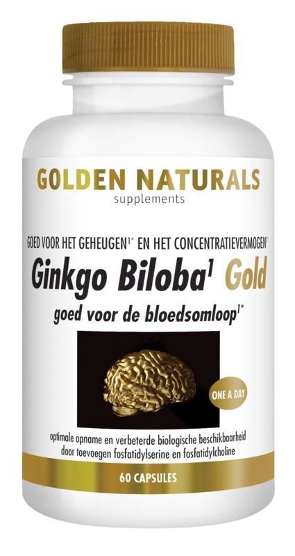 Ginkgo biloba gold - NowVitamins - Golden Naturals - 8718164643651