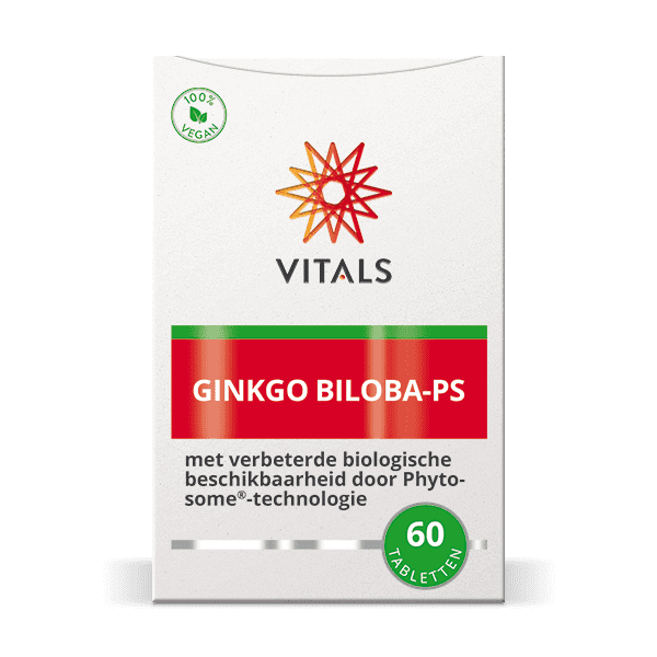 Ginkgo biloba PS 480 mg - NowVitamins - Vitals - 8716717003914