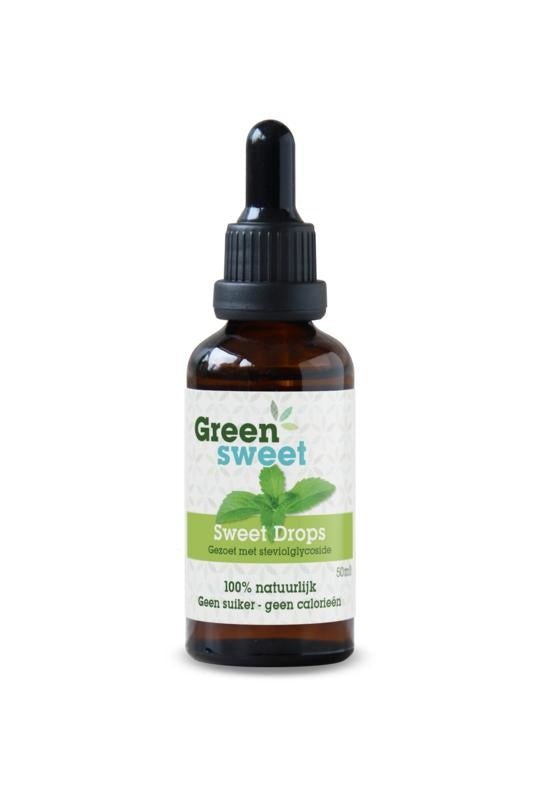 GreenSweet Stevia vloeibaar naturel - NowVitamins - Greensweet - 8718692010024