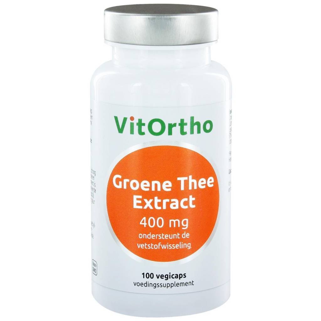 Groene Thee Extract 400 mg - NowVitamins - VitOrtho - 8717056141770
