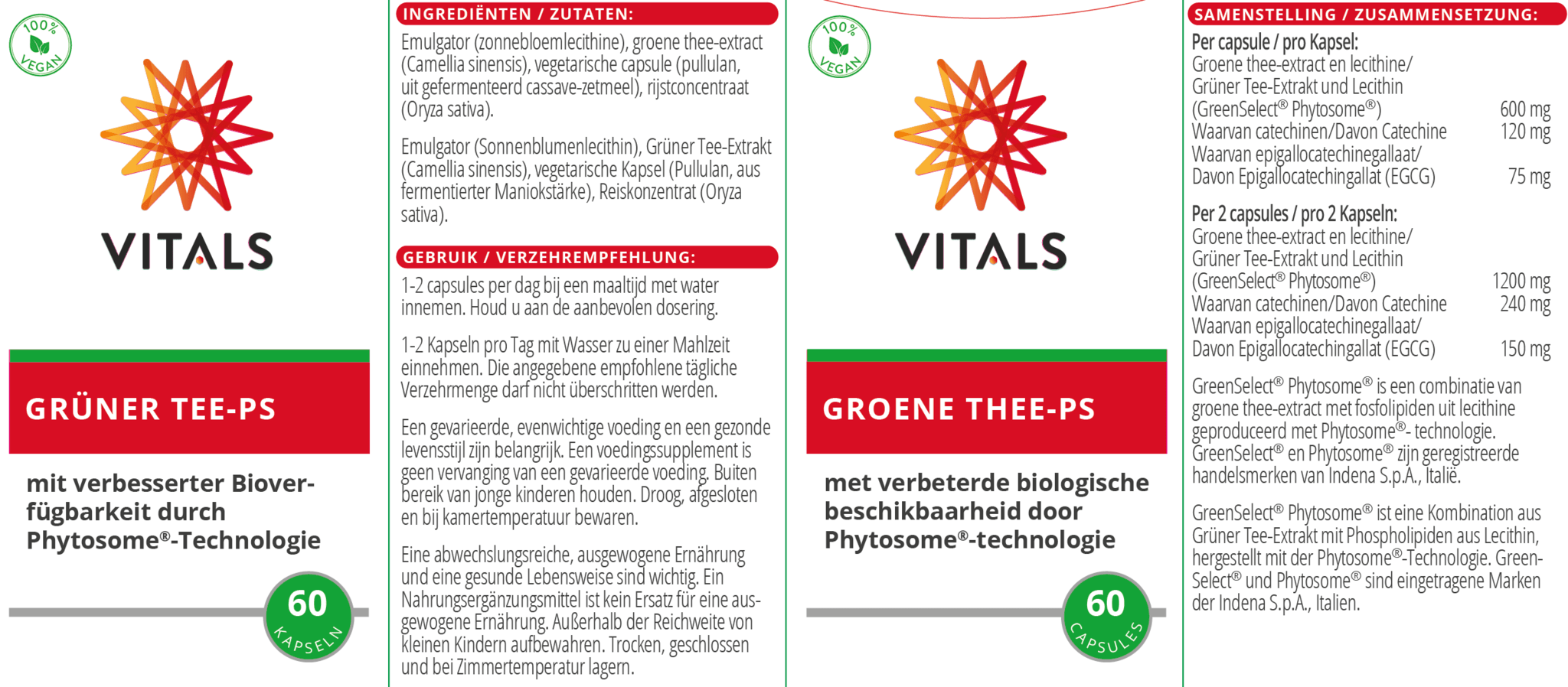 Groene thee-PS - NowVitamins - Vitals - 8716717003761
