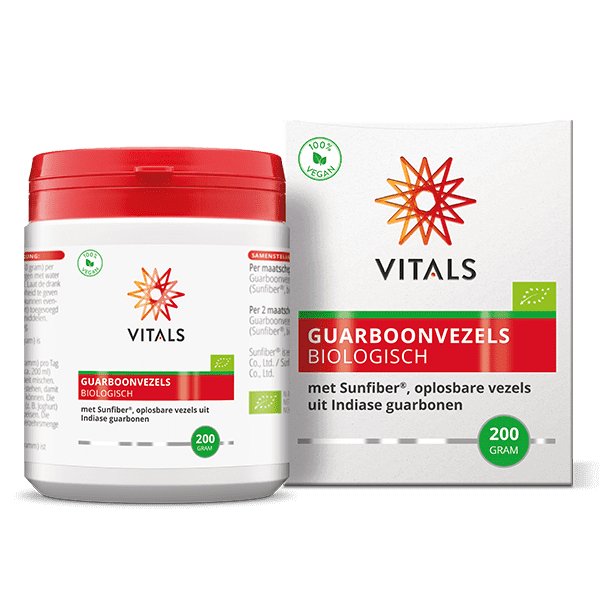 Guarboonvezels bio - NowVitamins - Vitals - 8716717004362