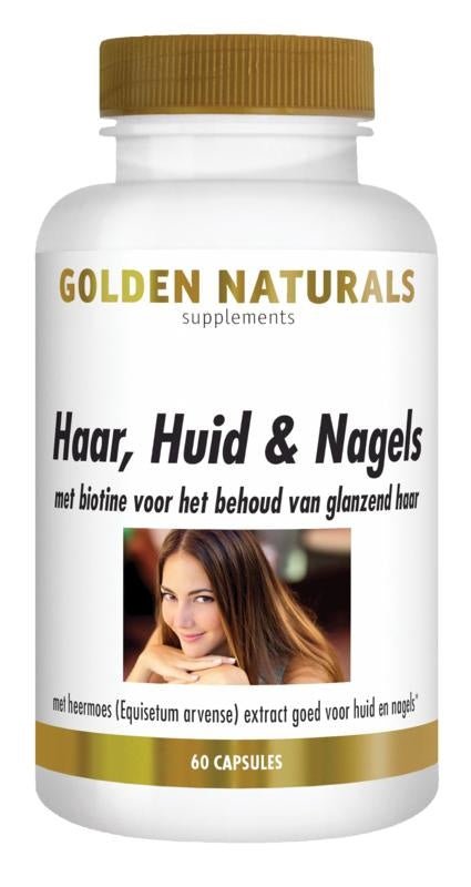 Haar, Huid & Nagels - NowVitamins - Golden Naturals - 8718164647475