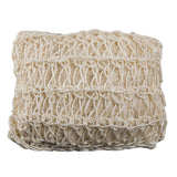 Happy Scrub Handschoen - Sisal en Katoen - NowVitamins - HappySoaps - 100% plasticvrije cosmetica -