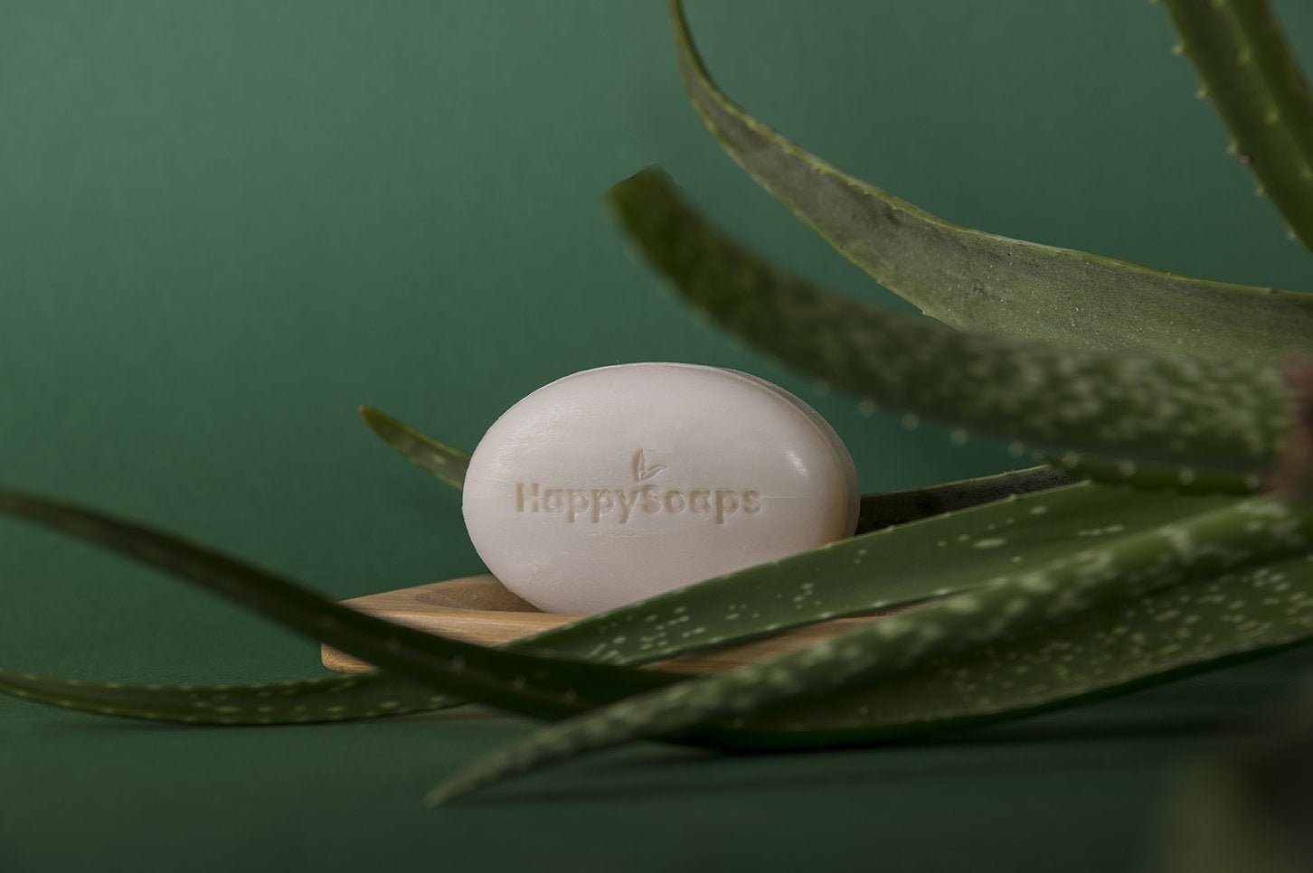 Happy Shaving Bar Aloë Vera - NowVitamins - HappySoaps - 100% plasticvrije cosmetica - 8720256109457