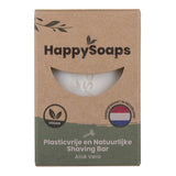 Happy Shaving Bar Aloë Vera - NowVitamins - HappySoaps - 100% plasticvrije cosmetica - 8720256109457