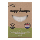 Happy Shaving Bar Kokos - NowVitamins - HappySoaps - 100% plasticvrije cosmetica - 8720572971462