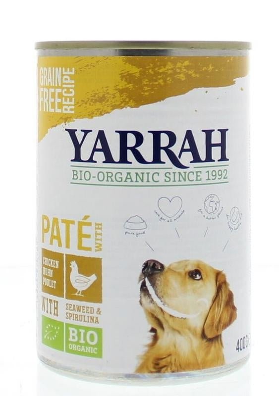Hond pate met kip - NowVitamins - Yarrah - 8714265270765