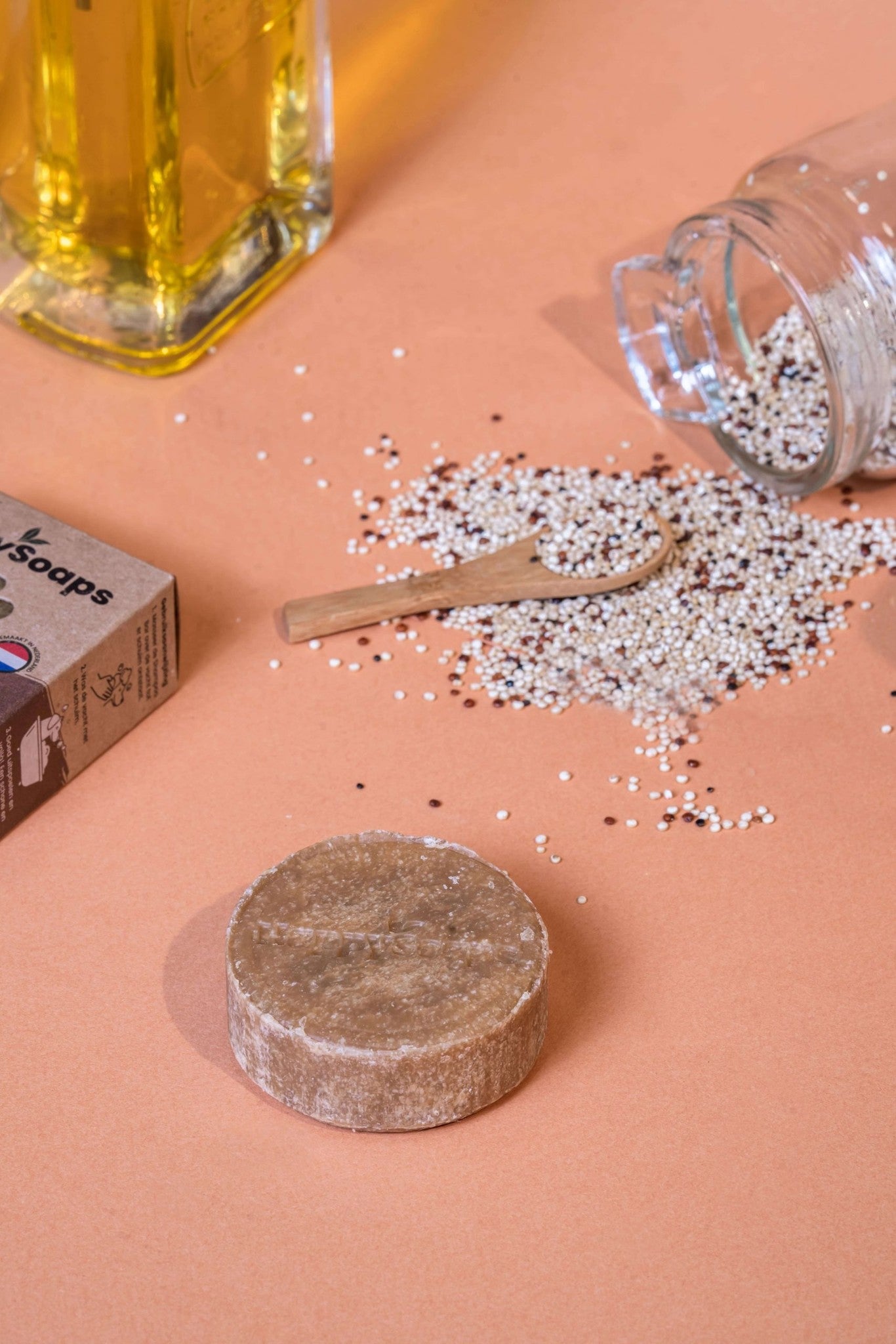Honden Shampoo Bar – Lange Vacht - NowVitamins - HappySoaps - 100% plasticvrije cosmetica -