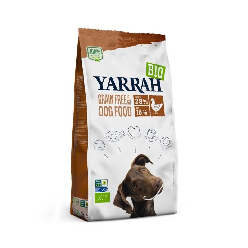 Hondenvoer grainfree bio - NowVitamins - Yarrah - 8714265000287