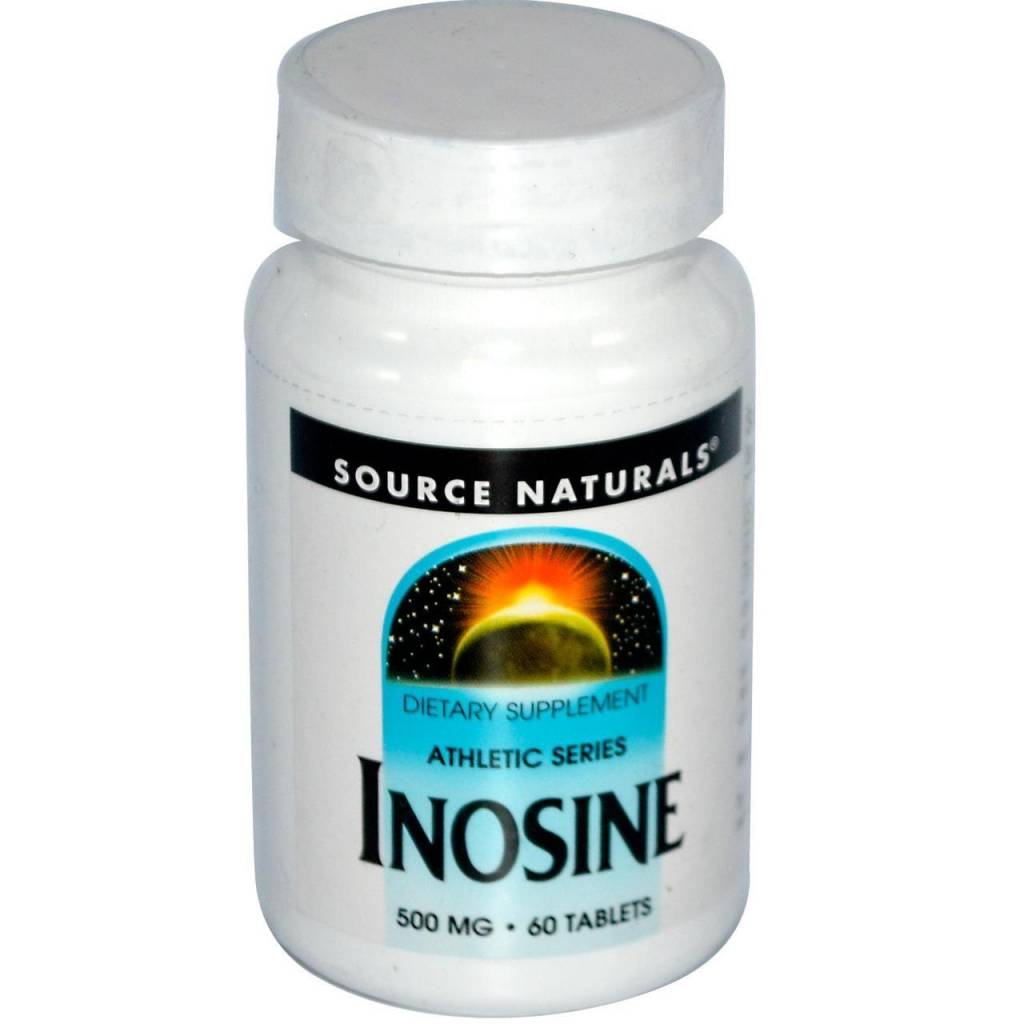 Inosine 500mg - NowVitamins - Source Naturals - 021078006527