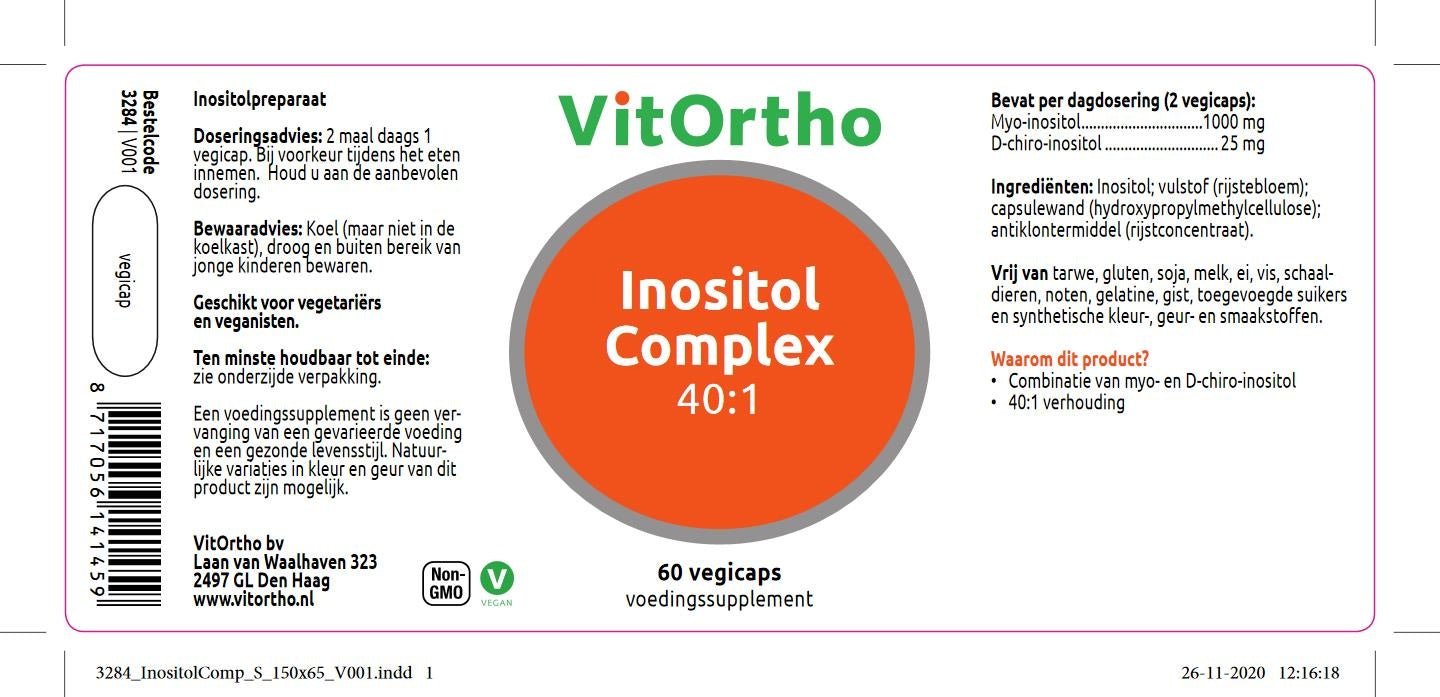 Inositol complex - NowVitamins - VitOrtho - 8717056141459