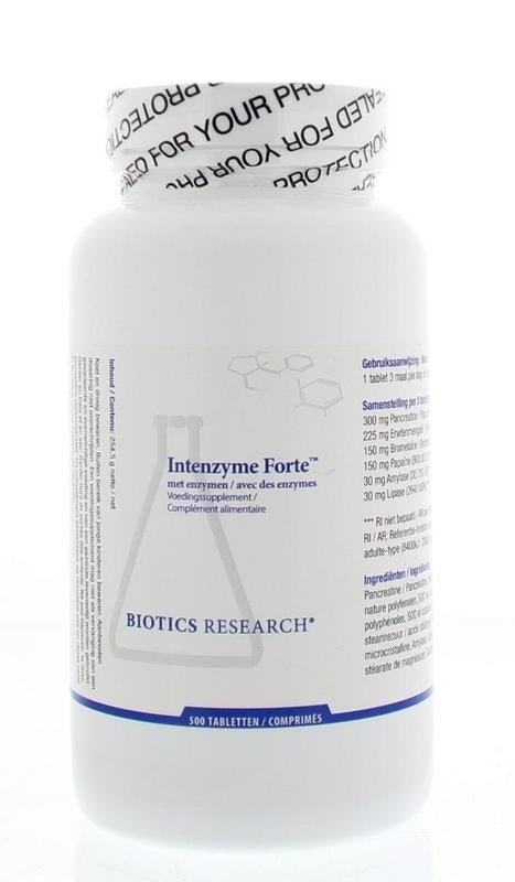 Intenzyme forte - NowVitamins - Biotics - 780053001727