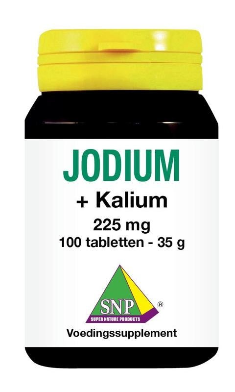 Jodium 225 mcg + kalium - NowVitamins - SNP - 8718591426421