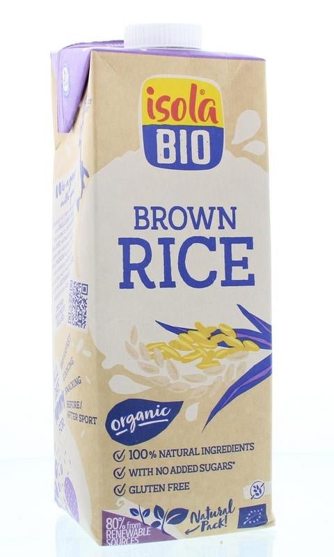 Just brown rice - NowVitamins - Isola Bio - 8023678162575