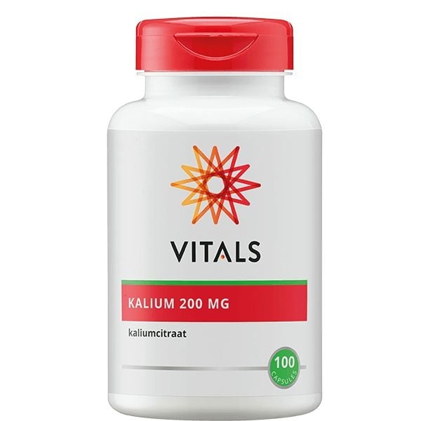 Kalium citraat 200mg - NowVitamins - Vitals - 8716717002092