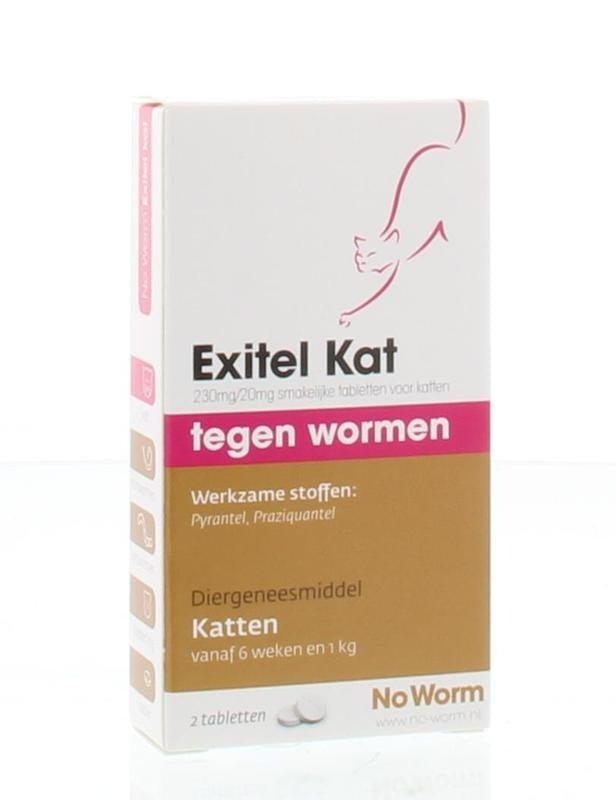 Kat no worm - NowVitamins - Exitel - 8713112003662
