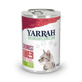 Kattenvoer chunks met kip en rund bio - NowVitamins - Yarrah - 8714265071225