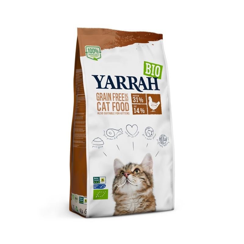 Kattenvoer grainfree bio - NowVitamins - Yarrah - 8714265000157