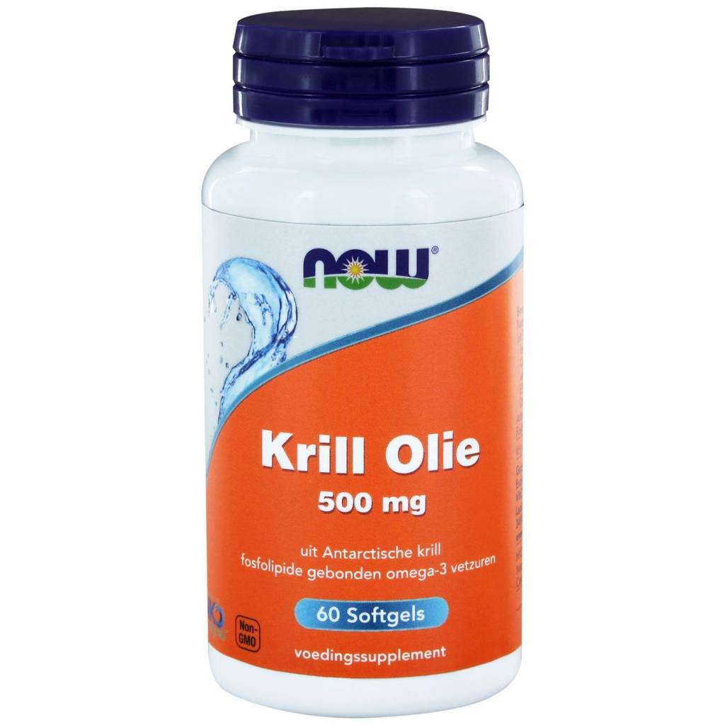 Krill Olie 500 mg - NowVitamins - NOW Foods - 733739113375