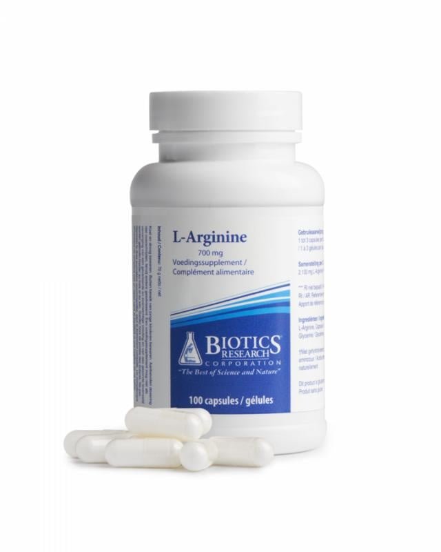 L-Arginine 700 mg - NowVitamins - Biotics - 780053001789