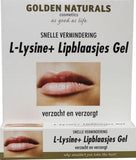 L-Lysine+ lipblaasjes gel tube - NowVitamins - Golden Naturals - 8718164649653