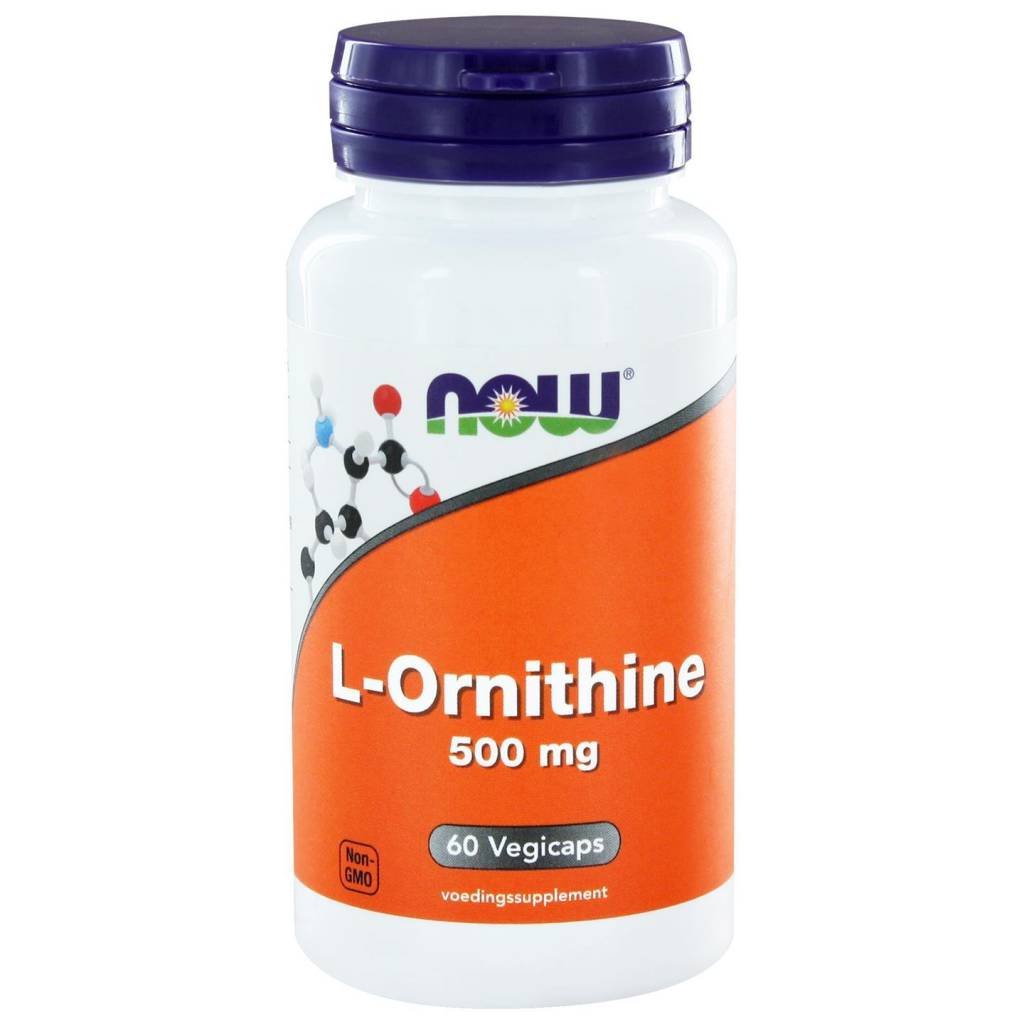 L-Ornithine 500mg - NowVitamins - NOW Foods - 733739102126