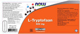 L-Tryptofaan - NowVitamins - NOW Foods - 733739112897