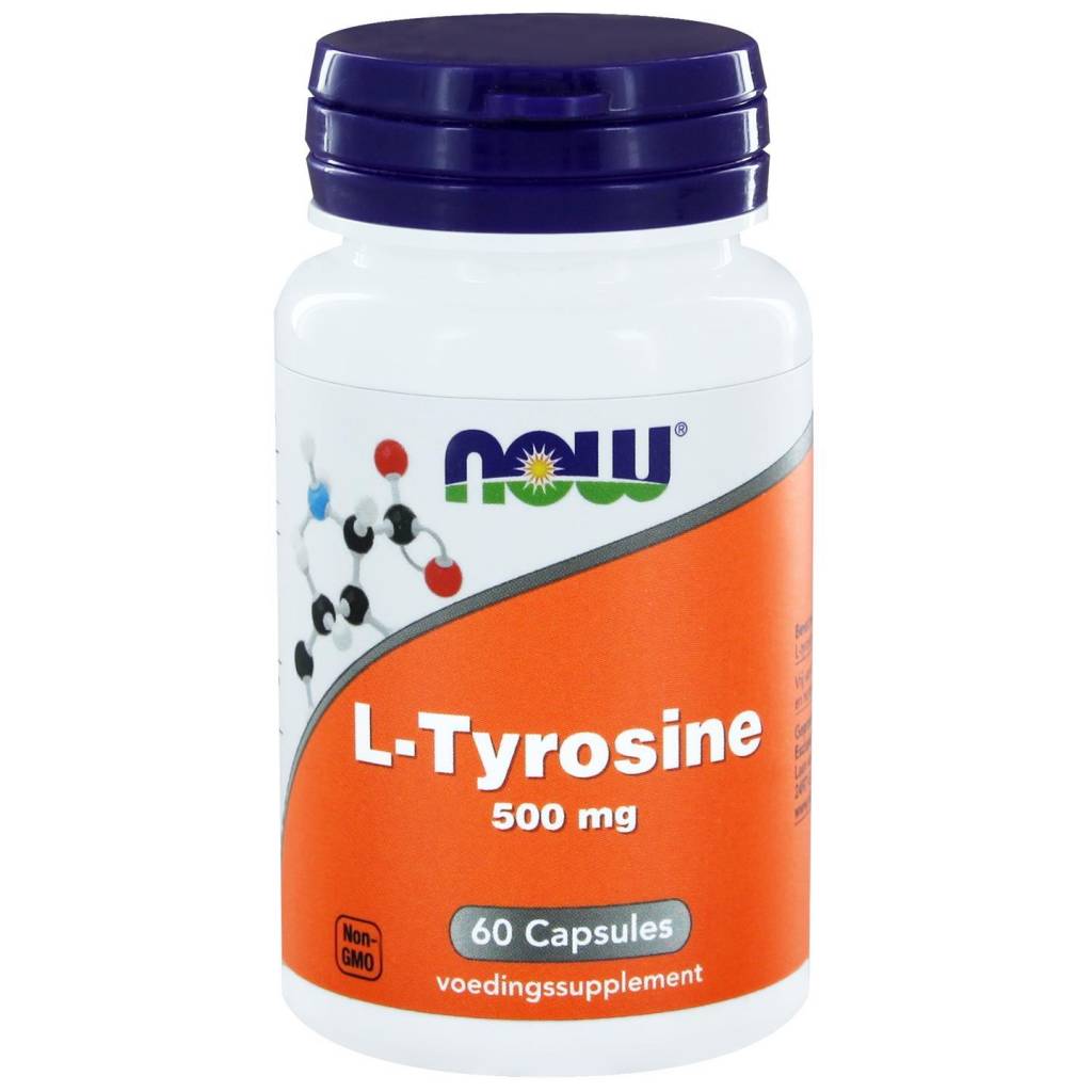 L-Tyrosine 500mg - NowVitamins - NOW Foods - 733739101136