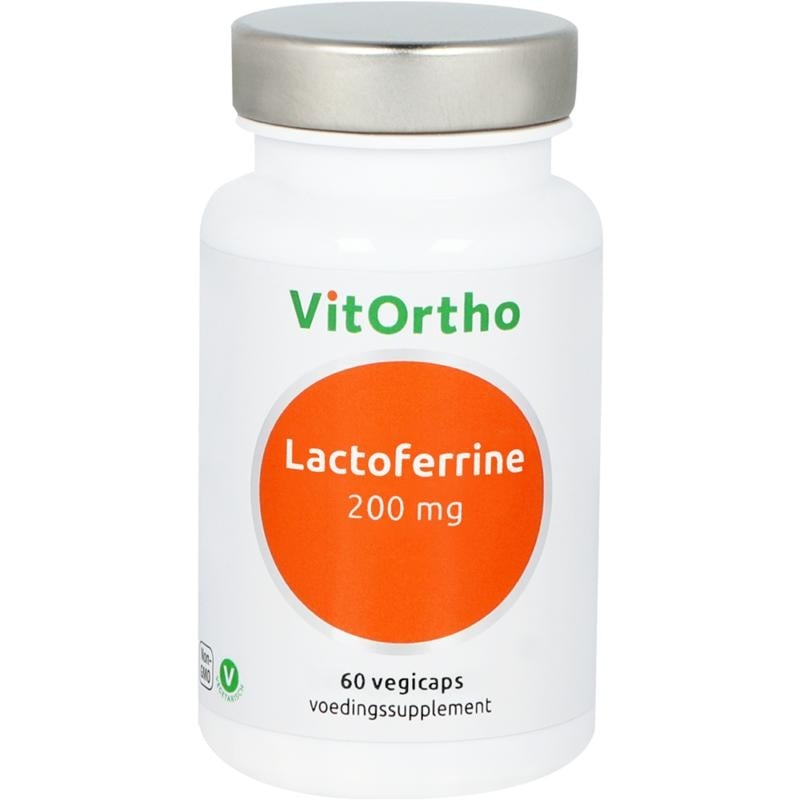 Lactoferrine 200 mg - NowVitamins - VitOrtho - 8717056141558