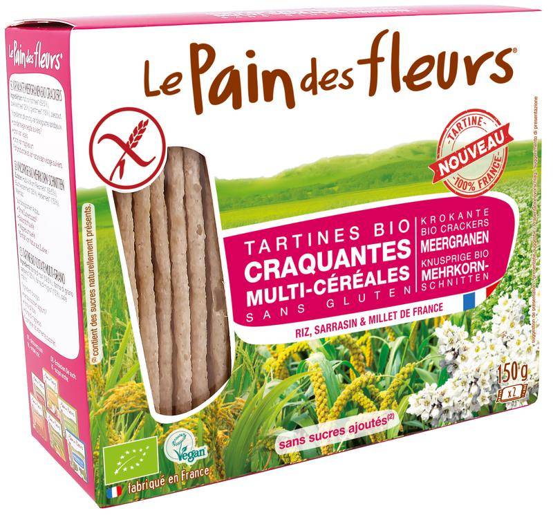 Le Pain des fleurs meergranen crackers - NowVitamins - Pain Des Fleurs - 3380380068539