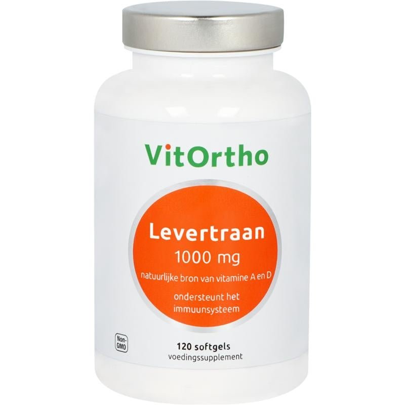 Levertraan 1000 mg - NowVitamins - VitOrtho - 8717056141473