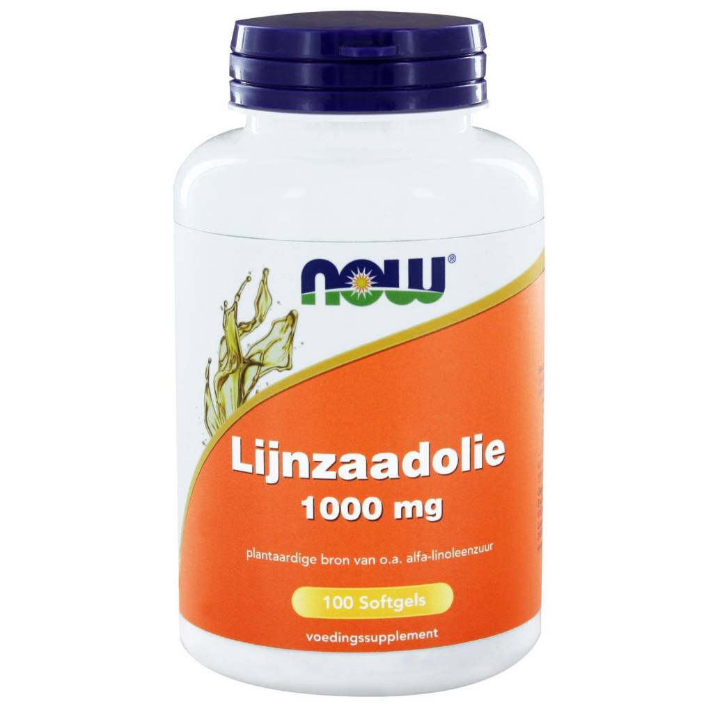 Lijnzaadolie 1000 mg - NowVitamins - NOW Foods - 733739101242
