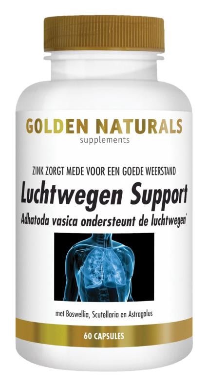 Luchtwegen support - NowVitamins - Golden Naturals - 8718164647529