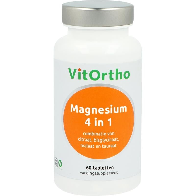 Magnesium 4 in 1 - NowVitamins - VitOrtho - 8717056141398