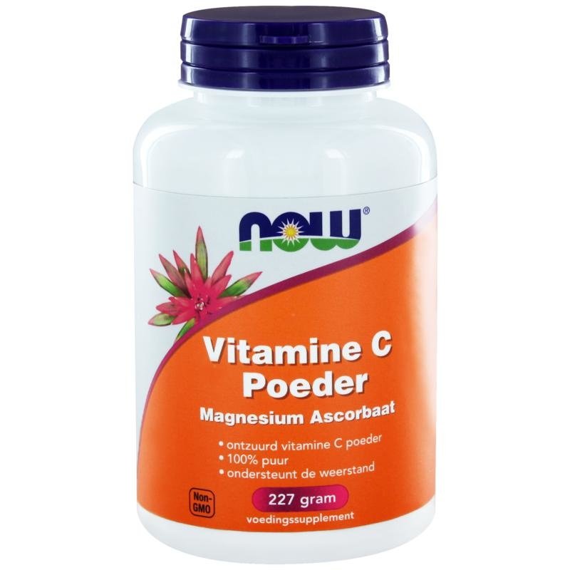 Magnesium Ascorbaat poeder - NowVitamins - NOW Foods - 733739102560