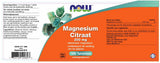 Magnesium Citraat 200 mg - NowVitamins - NOW Foods - 733739100603