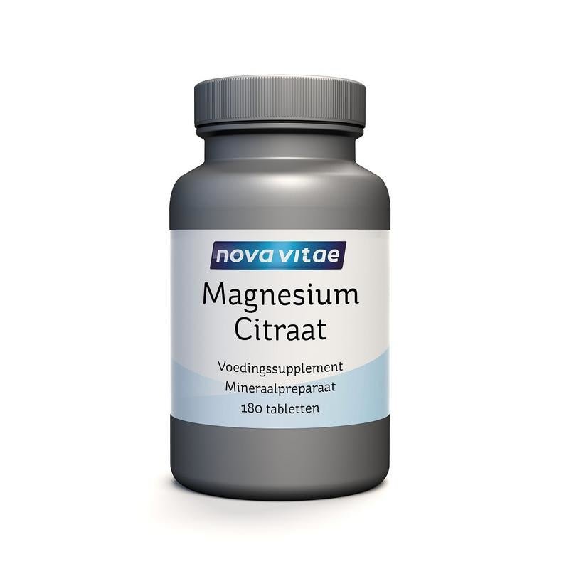 Magnesium citraat - NowVitamins - Nova Vitae - 8717473098428