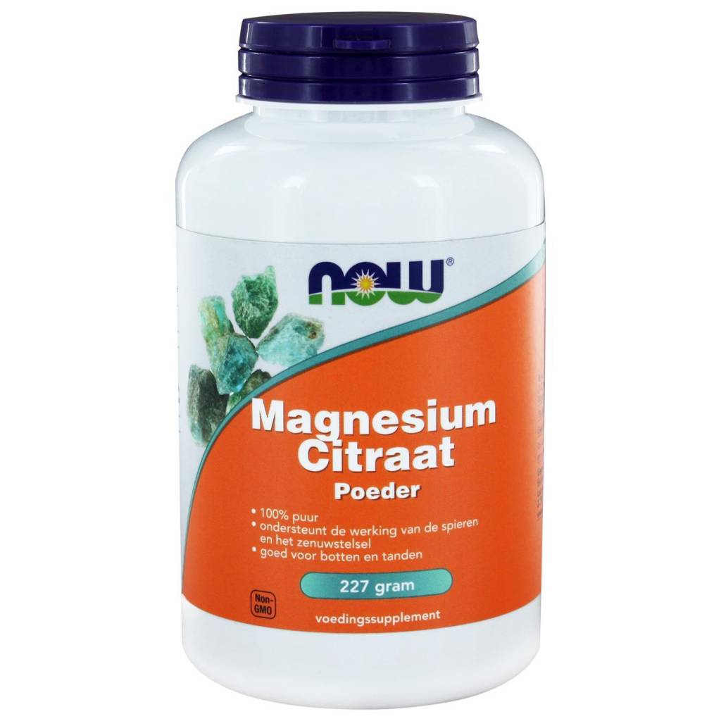 Magnesium Citraat poeder - NowVitamins - NOW Foods - 733739145598